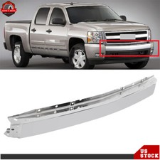 Steel Front Bumper Impact Face Bar Chrome For Chevrolet Silverado 1500 2007-2013 picture