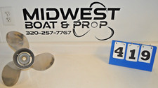 MICHIGAN WHEEL 13 SPLINE STAINLESS PROPELLER 13  x 19  SS0-519-11-C FOR J/E picture