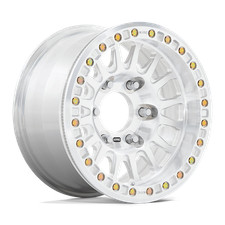 17x9 KMC KM445 Impact Raw Machined FORGED BEADLOCK Wheel 6x5.5 (-12mm) picture