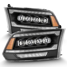 For 09-18 Dodge Ram 1500 2500 Alpharex Nova G2 Black LED Projector Headlights picture