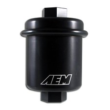 AEM 25-200BK High Volume Fuel Filter, Black Anodized picture