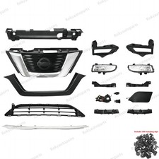 14PC For Rogue 2017-9 Grille/Grill Trim/Radiator Bracket/Fog Lamp/Bumper Molding picture