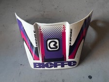 NEW 1990s NOS Bieffe White Pink Blue Helmet Visor MX3 sport picture