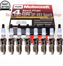 8Pcs OEM Motorcraft SP-493 Platinum SPARK PLUGS AGSF32PM For Ford 4.6L 5.4L V8 picture