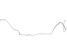 1967-68 Pontiac Firebird Fuel Line 1/4 Inch Fuel Return Line Stainless-FGL6714SS picture
