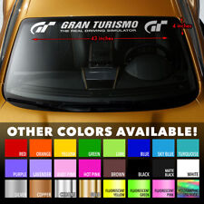 GRAN TURISMO SIM RACING Premium Windshield Banner Vinyl Decal Sticker 43x4