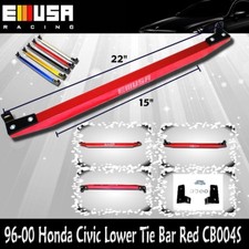 EMUSA Lower Tie Bar fits 1996 1997 1998 1999 2000 Honda Civic RED NEW @-@ picture