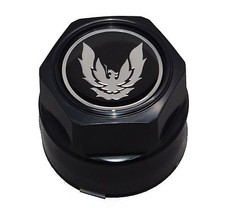 New PONTIAC FIREBIRD TRANS AM Wheel Center Hub Cap Black w/ Silver Bird picture