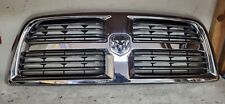 2010-2012 RAM 2500 UPPER GRILLE ASSEMBLY USED OEM CHROME *DC2374 picture