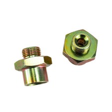 2PCS Adapter Male/Female  5/8-18UNF Transmission Oil Cooler Connect Fit Radiator picture