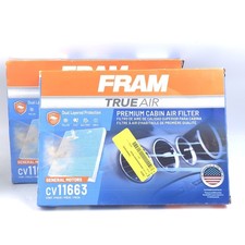 Lot of 2 Fram TrueAir CV11663 Compatible for GM picture
