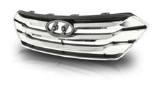 For 2013-2016 Hyundai Santa Fe Sport Front Bumper Upper Hood Grille Chrome Grill picture