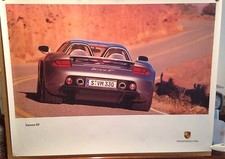 Porsche Carrera GT Factory Out of Print Rare Car Poster Found One More On Shelf picture