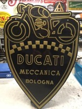 DUCATI  Shield EMBOSSED SIGN  EC0008 PARTS & ACCESSORIES picture