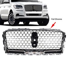 Front Grille&Outer Frame Surround Full Chrome For Lincoln Navigator 2022-2025 picture