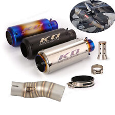 For CF-Moto 450SR 450SS 450NK 2022-2024 Black Muffler Tips Exhaust Mid Link Pipe picture