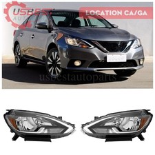 FOR 2016-2019 Nissan Sentra w/ Halogen Headlights Assembly Left & Right LH RH picture