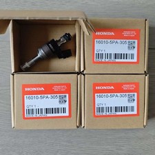 GENUINE 4PCS FUEL INJECTORS 16010-5PA-305 FOR ACCORD CR-V CIVIC 1.5L TURBO OEM picture