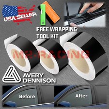 Avery Dennison Gloss Matte Satin Blackout Vehicle Vinyl Wrap Chrome Delete1 Trim picture