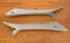 OEM 2006-2012 Mitsubishi Eclipse Left Right A Pillar Trim Molding Pair Gray 58H picture