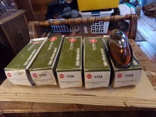 5Vintage NOS W/Box Peterson #112A  Metal Streamlined Cab Clearance Marker Lights picture