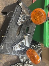 1982 Suzuki GS550L GS550 OEM Front Turn Signals Blinkers , Fork Mounts picture