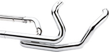 Cobra PowerPort Dual Head Pipes Chrome Heat Shields #6253 picture