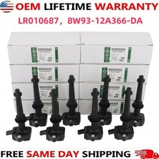 Genuine LR010687 8 x Ignition Coils UF618 For 2012 Jaguar XKR-S 5.0L V8 UF637 picture