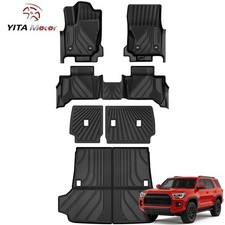 YITAMOTOR Floor Mats for 2025-2026 Toyota 4Runner 5-Seater Gas TPE All Weather picture
