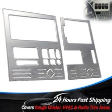 Radio Dash Kit Bezel For 88-94 Silverado Sierra Gauge Cluster & Radio Trim Panel picture
