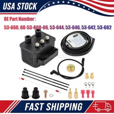 New 53-660 Ultima Single Fire Programmable Ignition Kit For Harley Big Twin Evo picture