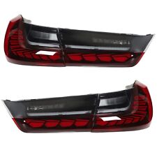 LED GTS Tail Lights For 2019-2024 BMW 3-Series 330i G20 G80 M3 Red Brake Lamp picture