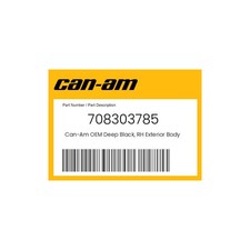 Can-Am Genuine Deep Black, Rh Exterior Body Panel - 708303785 picture