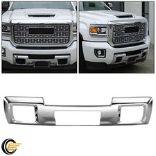 For 15-19 GMC 2500/3500HD Chrome Front Bumper Skid Plate Panel Face Bar 23178964 picture