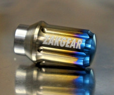 Signature 20 nuts 1 key ET Tuner Closed Titanium Lug Wheel Nut 12x1.5 6 spline picture