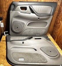 00-07 Toyota Sequoia Gray Door Panels Driver Passenger Pair LH RH JBL Speaker picture