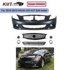 Front Bumper Fascia Kit Fits 2010-2015 Infiniti G25 G37 Q40 Sedan 620221NF0H picture