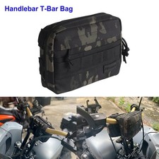Club Style Nylon Handlebar Bag T-Bar Bag For Harley Softail Dyna FXD Touring XL picture