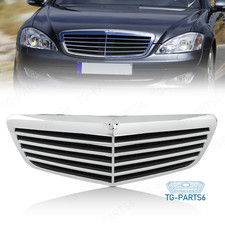 Chrome Front Bumper Grill For 2010-2013 Mercedes Benz S Class W221 S550 S600 S63 picture