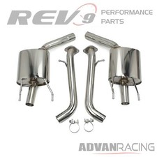 Rev9(CB-1003) FlowMAXX Axle-Back Exhaust Kit Stainless Steel 60mm Pipe Bolt On picture