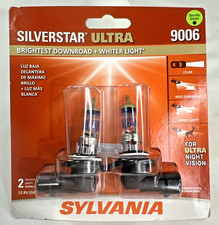 9006 Sylvania SILVERSTAR ULTRA Headlight Bulbs Bright New Genuine (2 PACK) picture