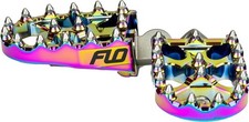 Flo V2 MX Style Footpegs Jet Fuel Harley-Davidson Male Mount picture