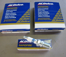 NEW GENUINE GM ACDelco RAPIDFIRE Platinum Spark Plugs #6 Set Of 8 picture