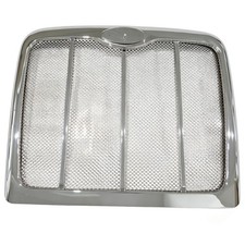 Replacement Chrome Plastic Grille w/ Bug Screen For Peterbilt 386 picture