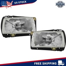 2X Headlight Head Light Lamp for VW Jetta MK2 1985 1986 1987 1988 1989 1990 1991 picture