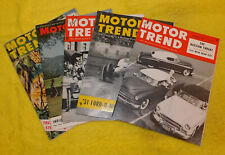 MOTOR TREND Magazine 5 Issues DECEMBER 1950 JANUARY FEB JUNE 1951 MARCH 1952 picture