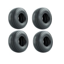 Set of 4 - 18x8.50-8 Kenda Hole-N-1 Stock Sawtooth Golf Cart Tires (ONLY) picture