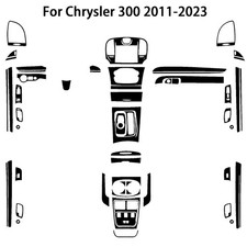 68Pcs Suitable for Chrysler 300 glosy piano black full interior kit 2011-23 picture