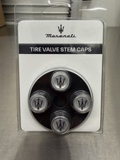 MASERATI TIRE VALVE STEM CAPS GENUINE OEM ACCESSORY 2018111 picture