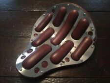 FIT FORRich Phillips Leather Custom Chrome Chopper Bobber Custom Motorcycle Seat picture